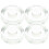4Stk Glasgewichte Für Einmachgläser Transparent Fermentierdeckel Küche 4