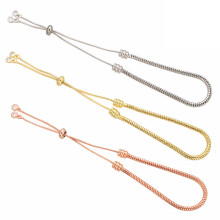 3Stk Bunte DIY Armbänder Handketten Messing Verstellbare Schmuckteile