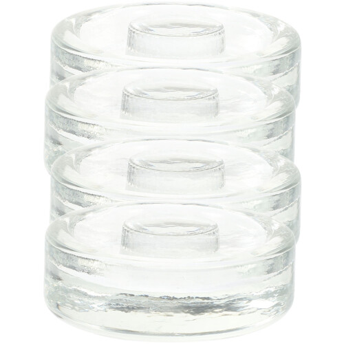 4Stk Glasgewichte Für Einmachgläser Transparent Fermentierdeckel Küche 2