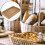 Brotkorb Tablett Hand Dekor Platte Heim Rattan 5