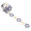 2 Yards Flowers Decorative Trim Chic Sewing Ribbon Craft Projects Trim 4