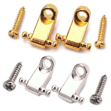 2Sets Silberner Roller String Tree Retainer Aus Metall Für Gitarre
