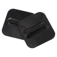 2Stk Faltbarer Laptop Ständer ABS Ergonomisch Schwarz Tragbar