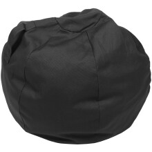 Baumwoll Yogaballhülle Schwarz Waschbar Antirutsch & Elastisch