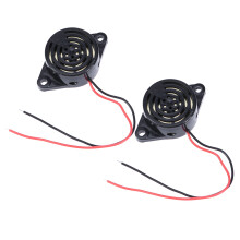 2Stk Schwarzer Sound Buzzer 90Db Alarm Elektrischer Summer Industrie