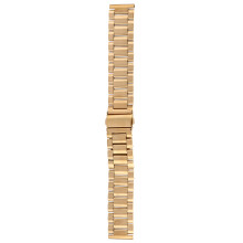 Stilvolles Goldfarbenes Edelstahl Armband Für Smartwatch Und Uhr