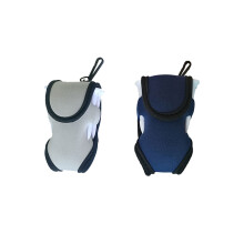 2Stk Mini Golfball Holder Tasche Mit Praktischem Klebeverschluss Bunt