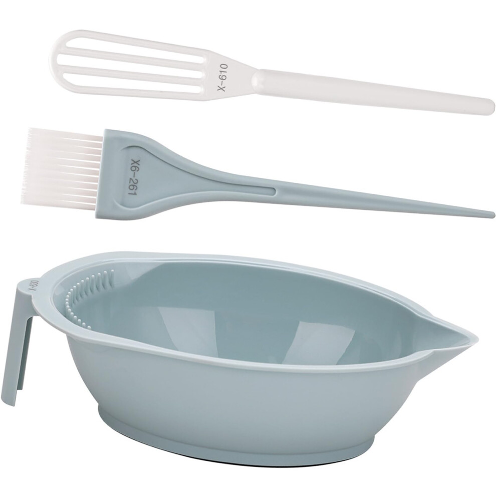 Hair Color Mixing Bowl Set with Brush and Whisk for Accurate Salon Hair Dye Blending