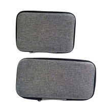 2Stk Mikrofon Aufbewahrungstasche Grau Eva Stoff Kabel Organizer