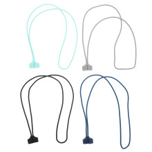 4Stk Silikon Ohrhörerband Anti-Lost Magnetisch Flexibel Bunte Lanyards