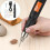 1Set Mini Elektrischer Gravurstift ABS Mit 3 Geschwindigkeiten Schwarz 5