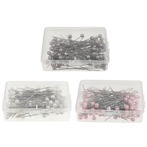 Assorted Color Pearl Head Pins Stainless Steel Sewing Tools 2