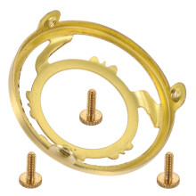 1Set Goldener Lampenschirm Fixierring Kupfer Lampenhalter Ersatzring