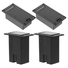 4Stk 9V Batteriekasten Kunststoff Für Gitarren- Und Basszubehör