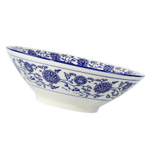 Blau Weiße Ramenschüssel Große Suppenschüssel Salatkeramik