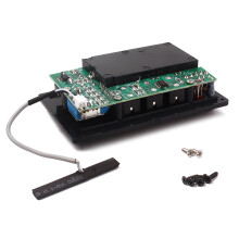 1Set Violin Pickup Eq Silent Mute Preamp Equalizer Schwarz Für