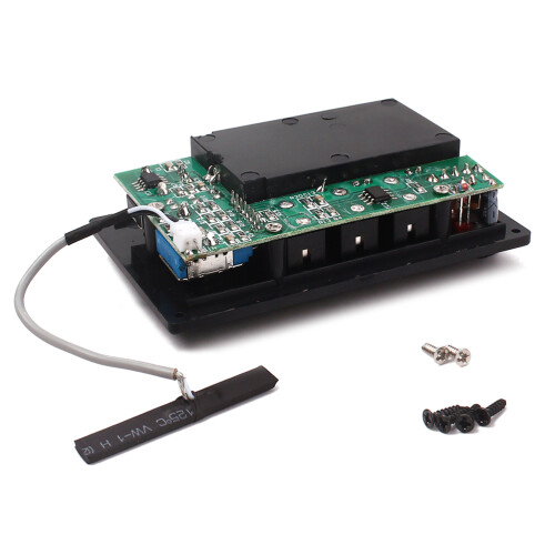 1Set Violin Pickup Eq Silent Mute Preamp Equalizer Schwarz Für