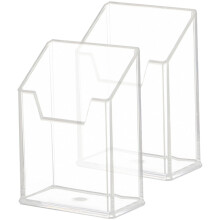Transparente Stifthalter, Für Make-Up-Pinsel, 2 Stück
