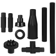 9Stk Schwarze Aquarium Sprühköpfe ABS Pilz Design Wasserpumpen Düsen