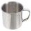 Becher Tasse Trinkgläser Edelstahl Silber 7