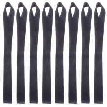 8Stk Schwarze Schleifen Zurrbänder Aus Nylon Für Motorrad Und Gepäck