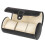 3-Compartment Pu Display Storage Box For Jewelry Watch (Black) 1