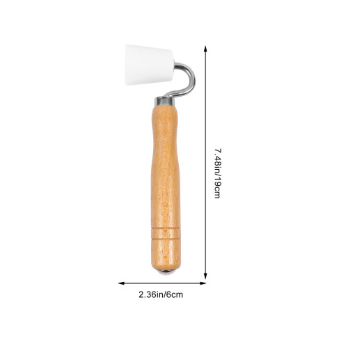 Roller Bois Pression Blanc Pour Décoration Murale Et Maison 1
