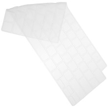 Transparenter Silikon Tastaturfolienskin Schutz Weiß