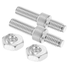 2Set Kettensäge Ersatzschrauben Und Muttern Aus Karbonstahl Silber