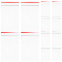 100Stk Selbstklebende Klarsicht Beutel Transparent Wiederverwendbar