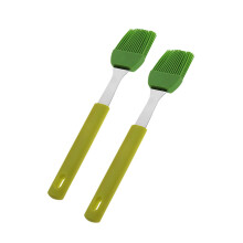 2Stk Hochtemperaturbeständiger Silikonpinsel Für Grill Und Backen Grün