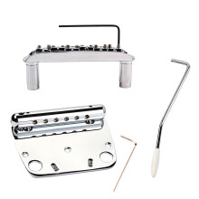 Hochwertige Tremolo Bridge Tailpiece in Silber Für Gitarre