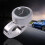 Mini Uhr Silber Handbar Mount Wasserdicht Digital 6