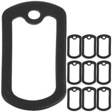10 Stück Hundemarken-, Silikon-Gummi-, Id-Tags, Schutzhüllen