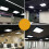 Schwarze PVC Deckenlampe Modern Stil LED Wohnzimmerlampe 7
