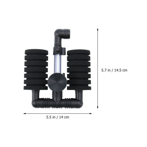 Aquarium Fish Tank Biochemical Sponge Filter (Black) 1