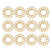 8Stk Dekorative Paperclips Sonnenblume Gold Haltbar Für Schule Büro