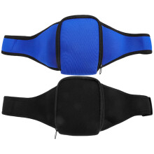 2Stk Fitness Mic Belt Verstellbar Neopren Mikrofontasche Outdoor