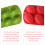 2Stk Bunte Silikonform Eier Backmold Ostern Küchen Gadget 7