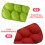 2Stk Bunte Silikonform Eier Backmold Ostern Küchen Gadget 10