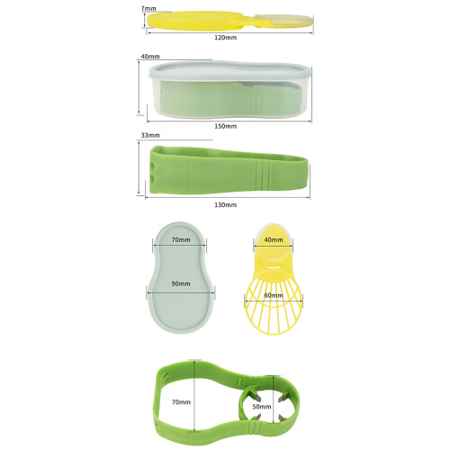 Set Vessel Tools Container Multifunktion 2