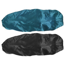 2Stk Bequemer Satin Schlafhut Für Frauen Elastischer Haarpflege Schutz