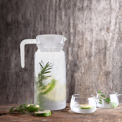 Transparenter Wasserkrug Verdickte Getränkeserverflasche 2
