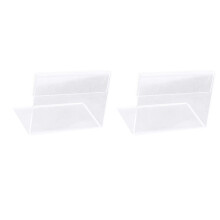 10Stk Hochklare Acryl L-Shape Halter Für Info- Und Fotopräsentation