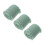 3 Rollen Chiffonband Blumen Polyester Creme Braut 5