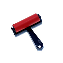 Roter Schwamm Paint Brush Gummi Rollenpinsel Langlebig Leicht