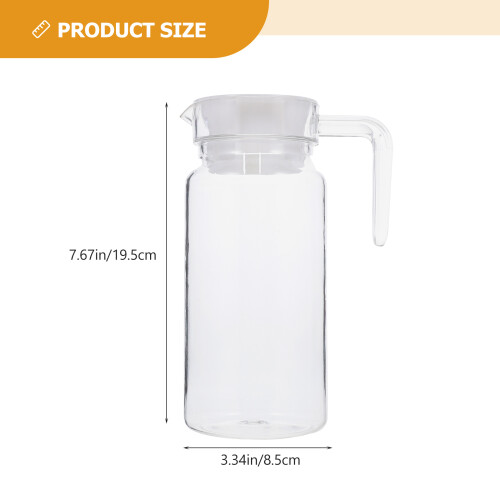 Transparenter Wasserkrug Verdickte Getränkeserverflasche 1