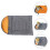 Hundeschlafsack Warm Polyester Fleece Camping Schlafmatte Grau 4