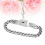 2Stk Interlocking Gravierte Armband Und Silber Halskette Paar Schmuck 6
