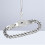 2Stk Interlocking Gravierte Armband Und Silber Halskette Paar Schmuck 8